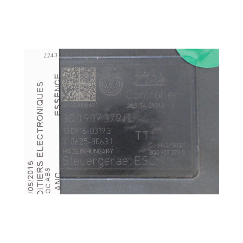 UNITE HYDRAULIQUE ABS VOLKSWAGEN GOLF VI 2008-