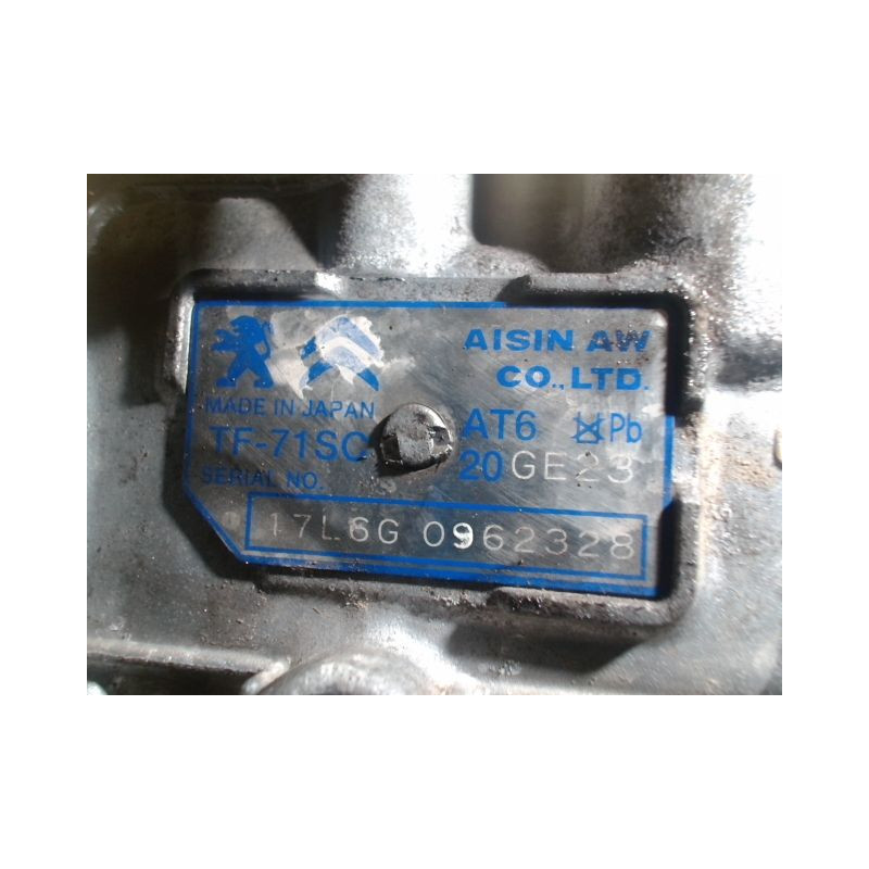 BOITE A VITESSE AUTOMATIQUE CITROEN C4 1.6 BlueHDi 120