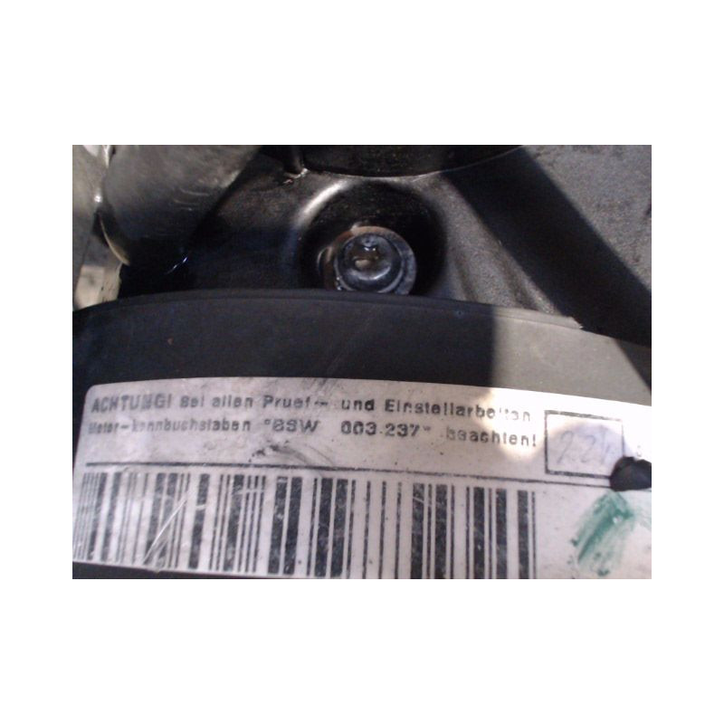 MOTEUR DIESEL VOLKSWAGEN NEWBEETLE 1.9 TDI
