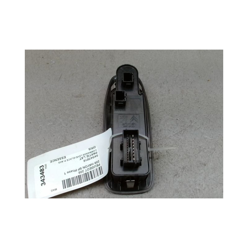 COMMANDE LEVE-GLACE PORTE AVG PEUGEOT 208 Phase 1 2012-...