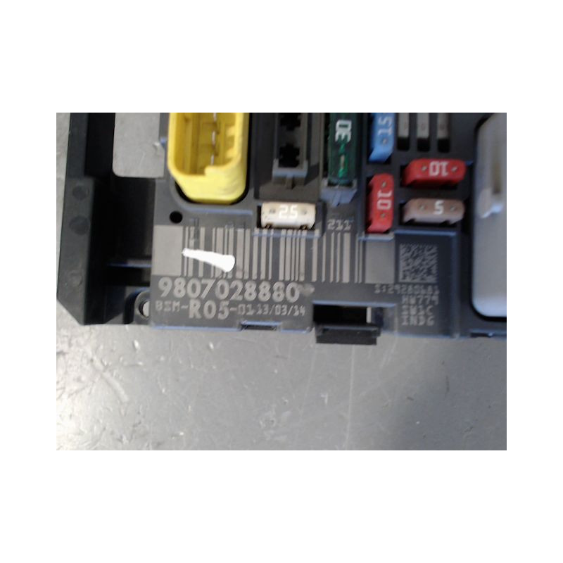 BOITE A FUSIBLES PEUGEOT PARTNER BREAK II Phase 2 (B9) 2012-...