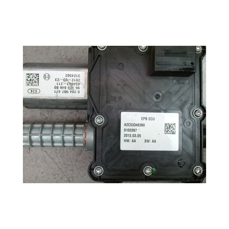 MOTEUR VERROUILLAGE FREIN A MAIN CITROEN C4 II Phase 1 (B71) 2010-2015