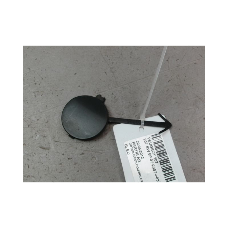 OBTURATEUR COUVRE CROCHET DE BOUCLIER AR PEUGEOT 207 SW 2007-2013
