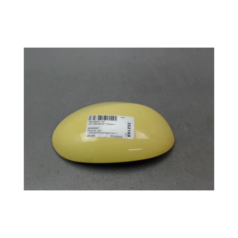 CARENAGE RETROVISEUR EXTERIEUR DROIT PEUGEOT 107 I Phase 1 2005-2008