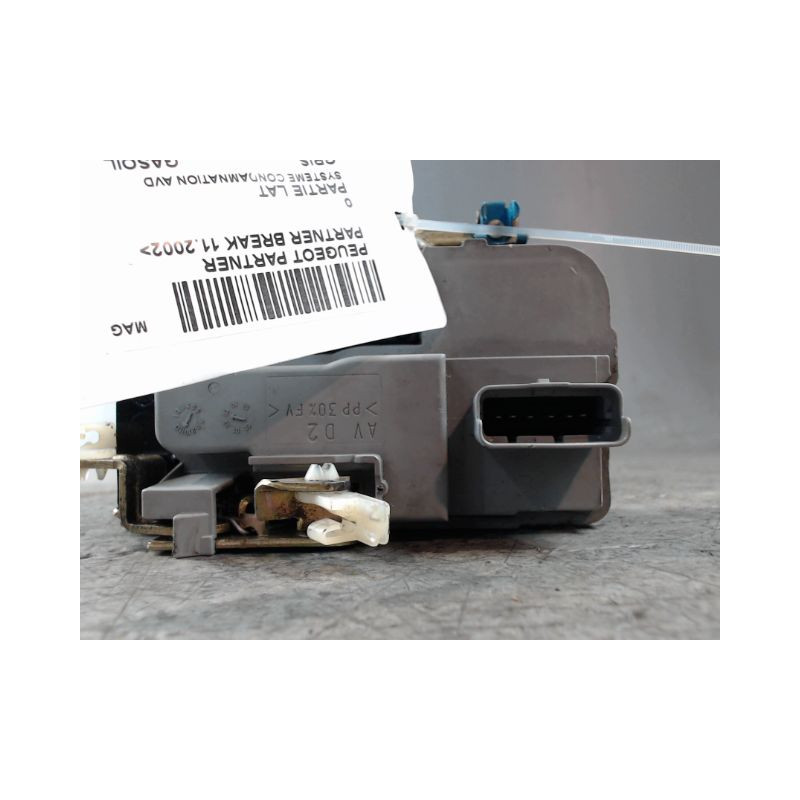SYSTEME CONDAMNATION AVANT DROIT PEUGEOT PARTNER BREAK 2002-