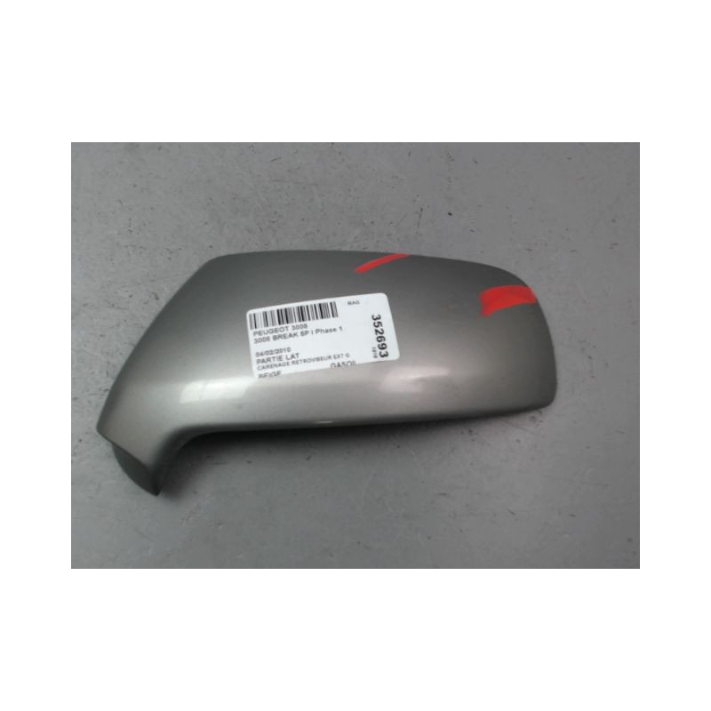CARENAGE RETROVISEUR EXTERIEUR GAUCHE PEUGEOT 3008 BREAK I Phase 1 2009-2013