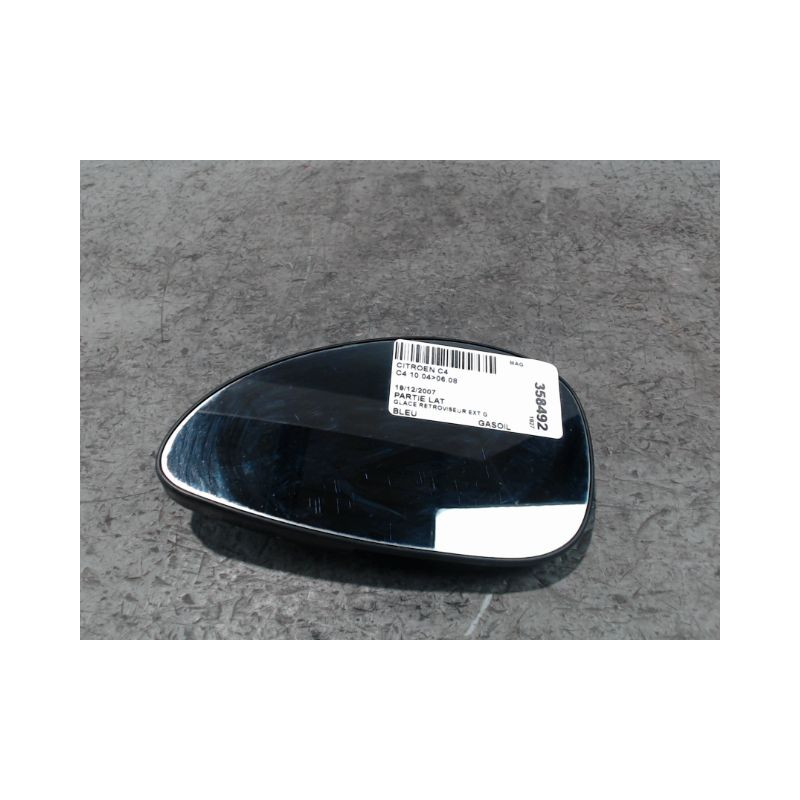GLACE RETROVISEUR EXT G CITROEN C4 04-08