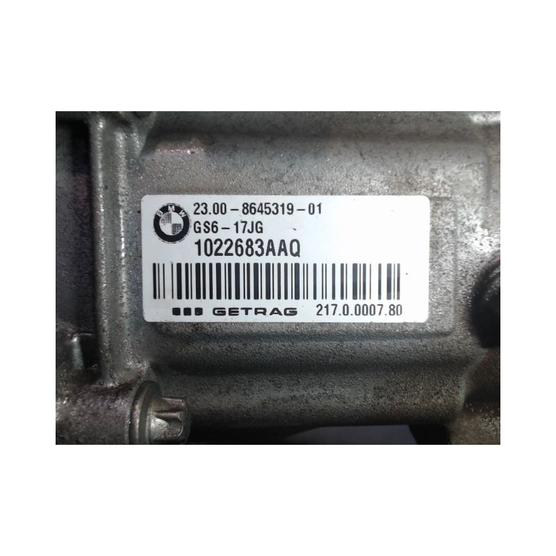 BOITE A VITESSE MECANIQUE BMW SERIE 1 116 d