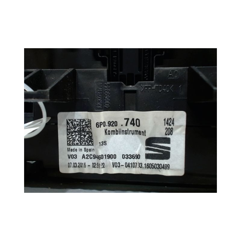 BLOC COMPTEURS SEAT IBIZA