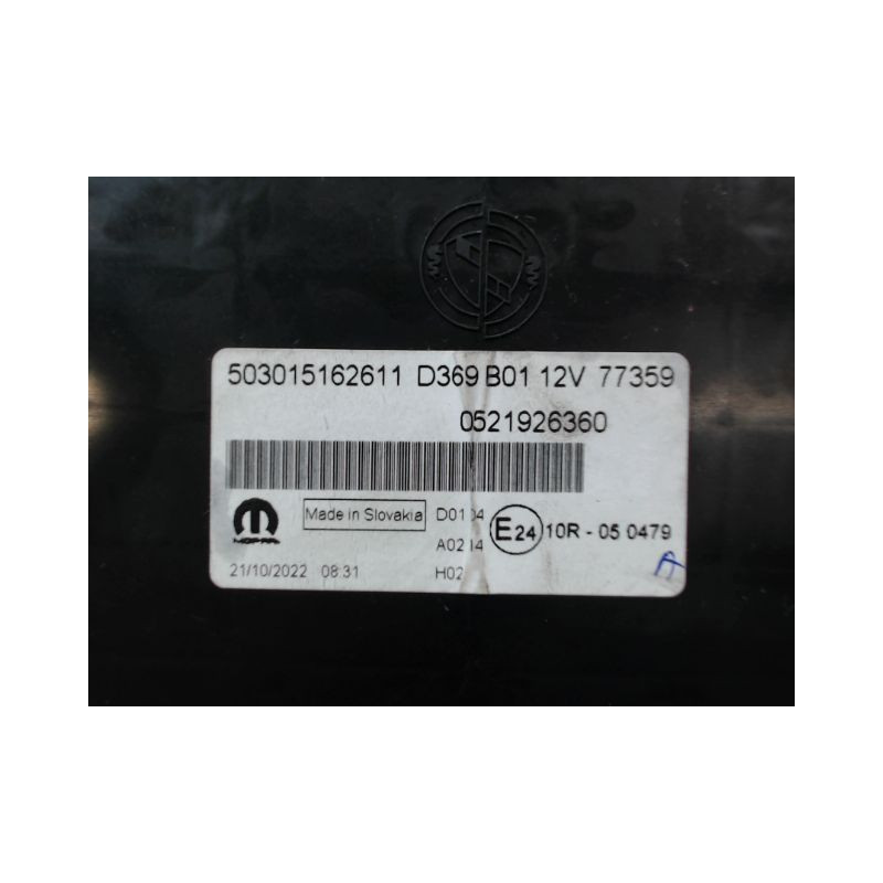 BLOC COMPTEURS FIAT DOBLO CARGO 10-