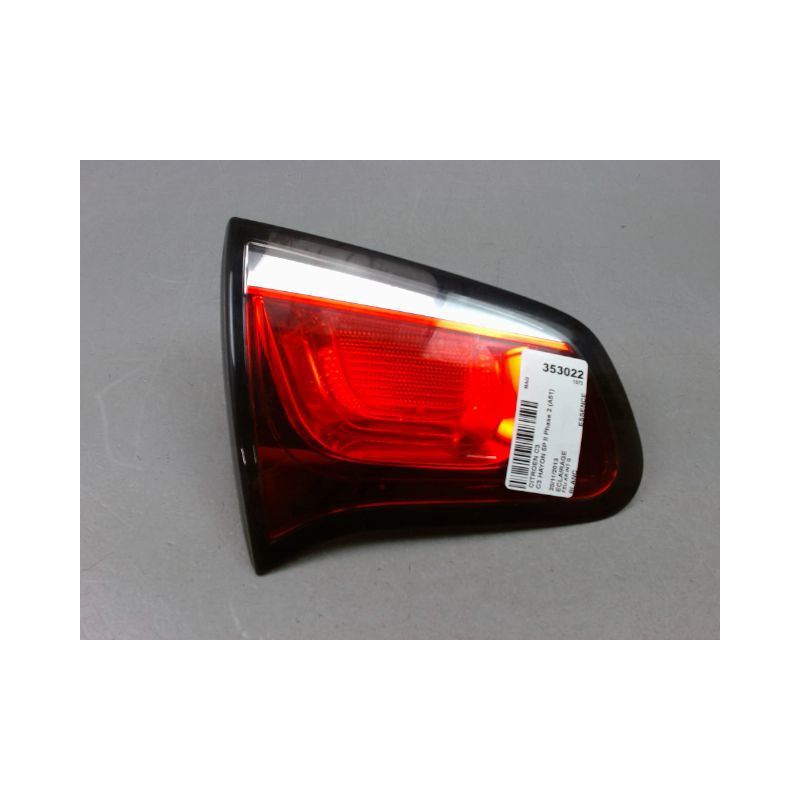 FEU ARRIERE INTERIEUR GAUCHE CITROEN C3 II Phase 2 (A51) 2013-2016