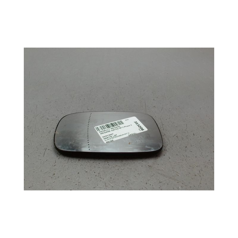 GLACE RETROVISEUR EXT G RENAULT MEGANE II Phase 2 2006-2009