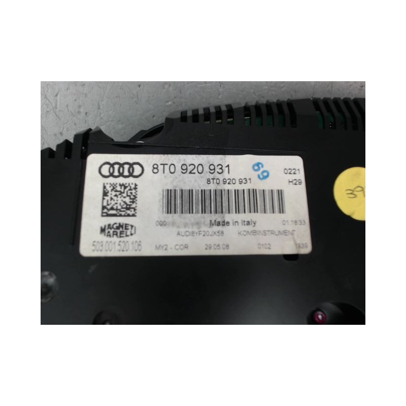 BLOC COMPTEURS AUDI A5 SPORTBACK 09-