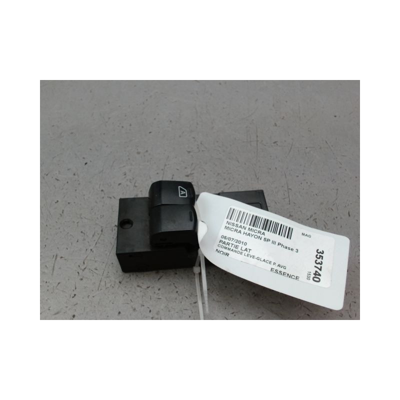 COMMANDE LEVE-GLACE PORTE AVG NISSAN MICRA III Phase 3 2007-2010
