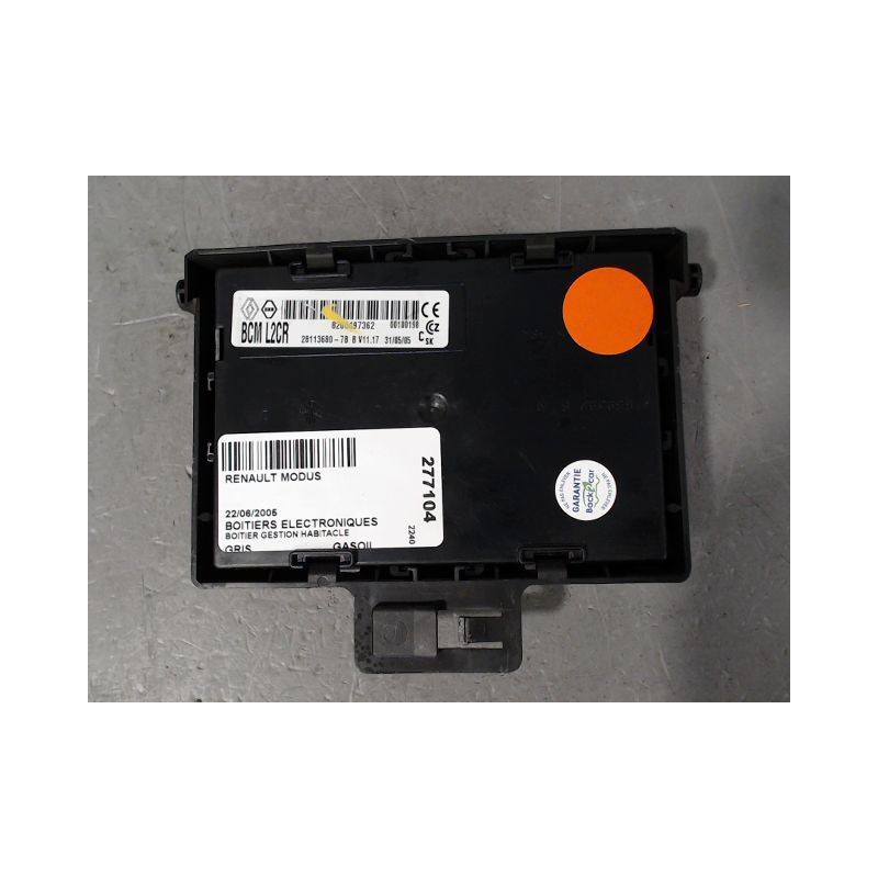 BOITIER GESTION HABITACLE RENAULT MODUS