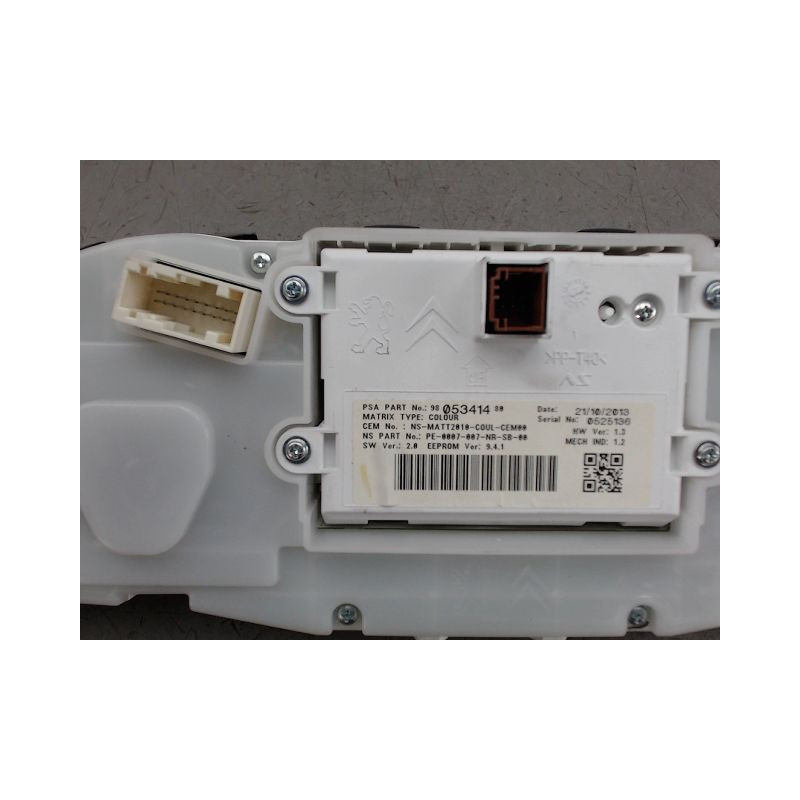 BLOC COMPTEURS PEUGEOT 208