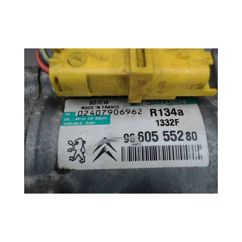 COMPRESSEUR AIR CONDITIONNE PEUGEOT 407