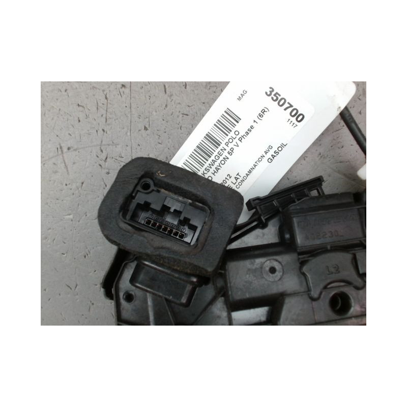 SYSTEME CONDAMNATION AVANT GAUCHE VOLKSWAGEN POLO V Phase 1 (6R) 2009-...