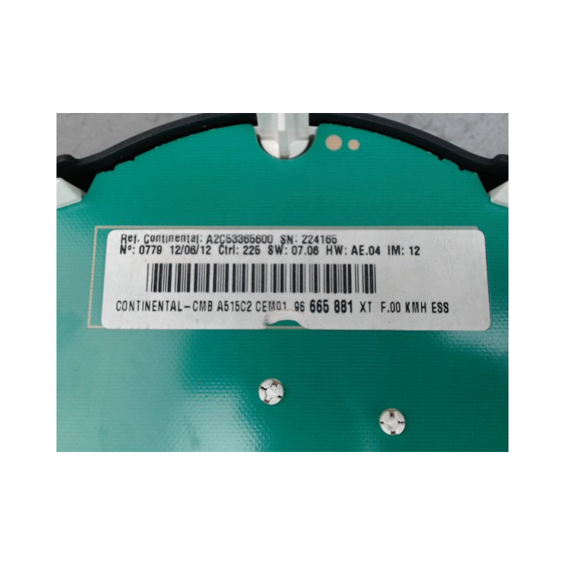 BLOC COMPTEURS CITROEN C3