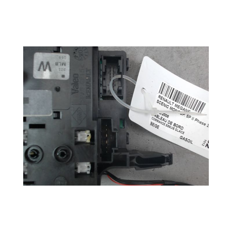 COMMANDE ESSUIE GLACE RENAULT SCENIC MONOSP. II Phase 2 2006-2009