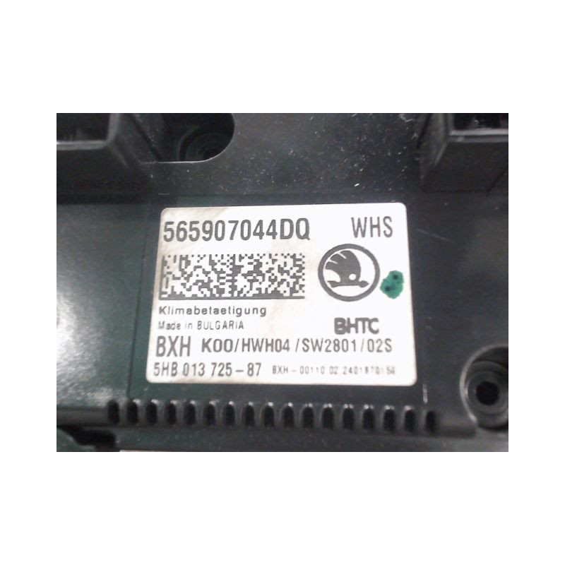 COMMANDE DE CHAUFFAGE SKODA KAROQ