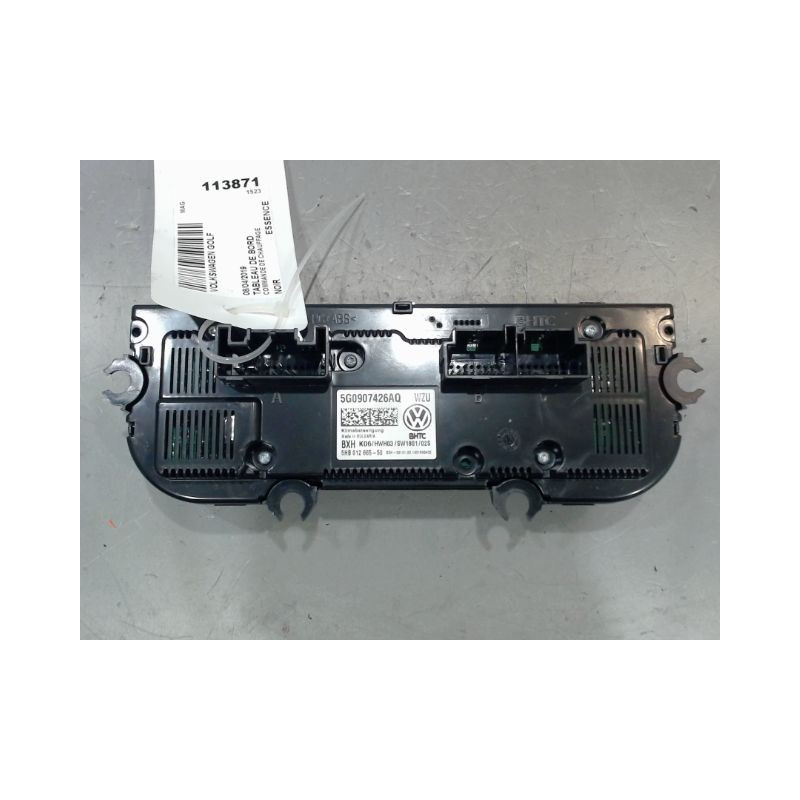 COMMANDE DE CHAUFFAGE VOLKSWAGEN GOLF
