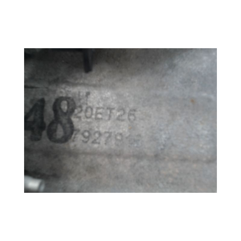 BOITE A VITESSE MECANIQUE PEUGEOT 208 1.2 THP 110