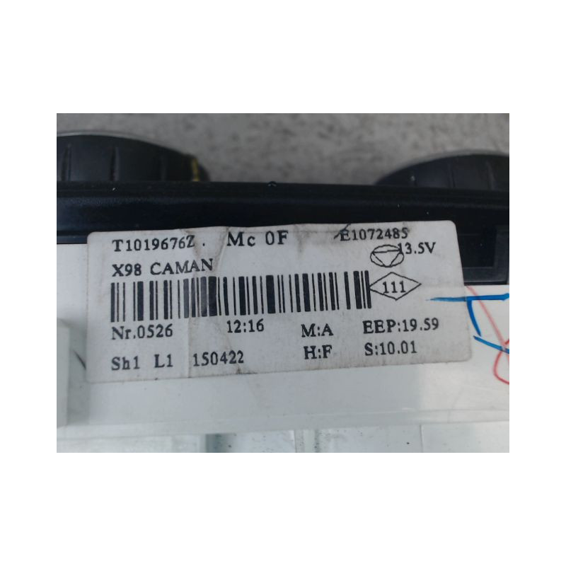COMMANDE DE CHAUFFAGE RENAULT CLIO