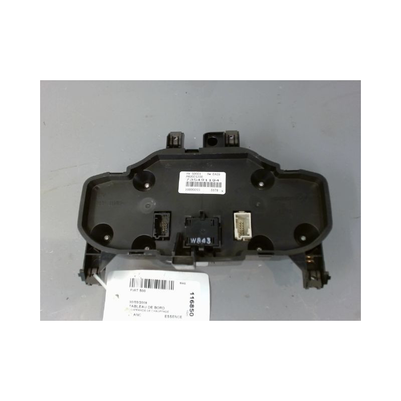 COMMANDE DE CHAUFFAGE FIAT 500