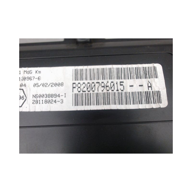 BLOC COMPTEURS RENAULT KANGOO