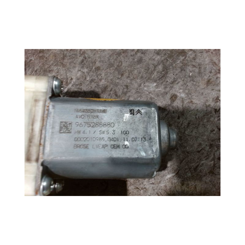 MECANISME+MOTEUR LEVE-GLACE AVANT DROIT CITROEN GRAND C4 PICASSO