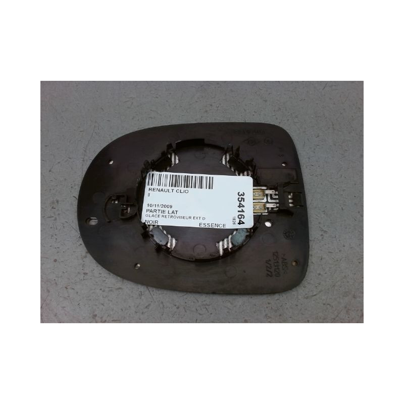 GLACE RETROVISEUR EXT D RENAULT CLIO III Phase 2 2009-2014