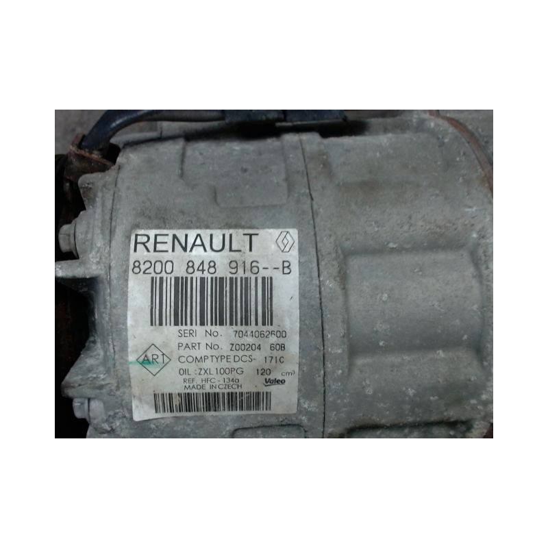 COMPRESSEUR AIR CONDITIONNE RENAULT TRAFIC