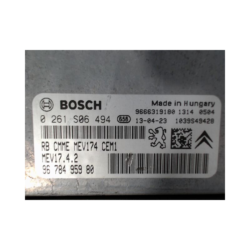 CALCULATEUR MOTEUR CITROEN C4