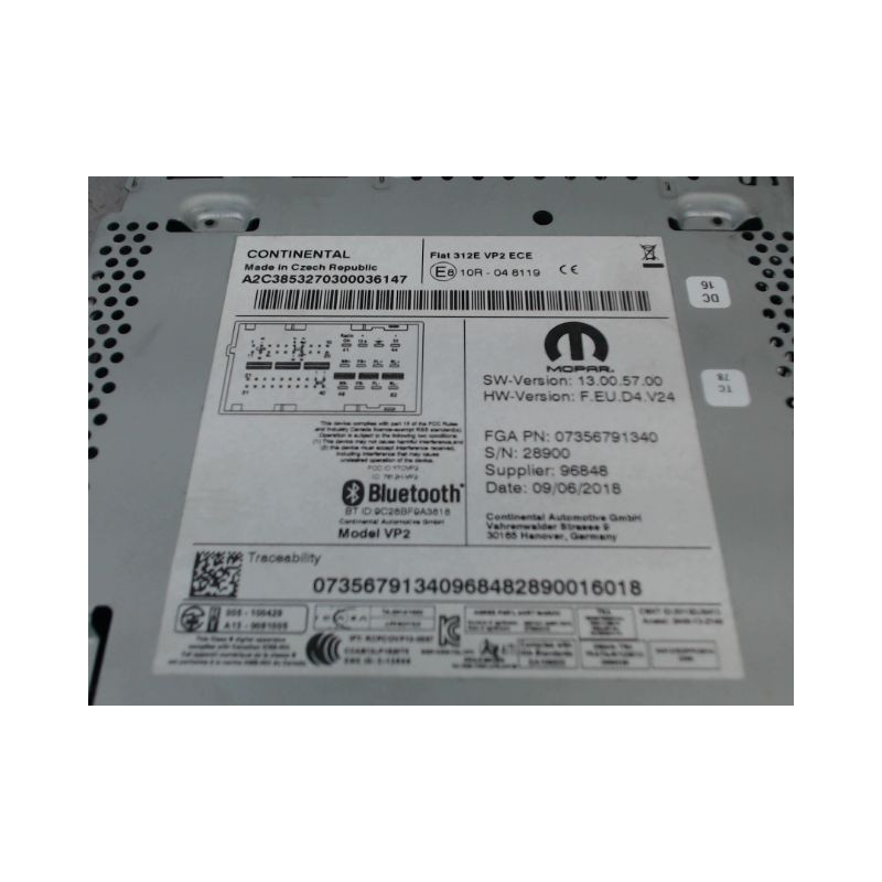ECRAN GPS FIAT 500