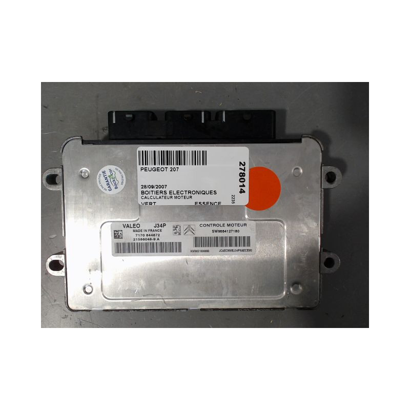 CALCULATEUR MOTEUR PEUGEOT 207