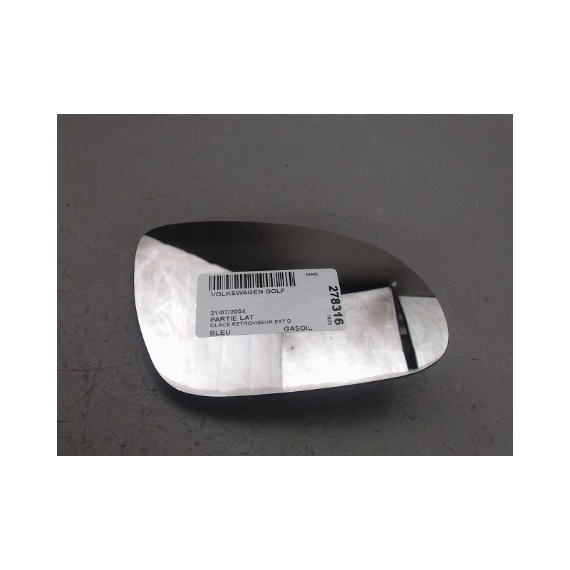 GLACE RETROVISEUR EXT D VOLKSWAGEN GOLF