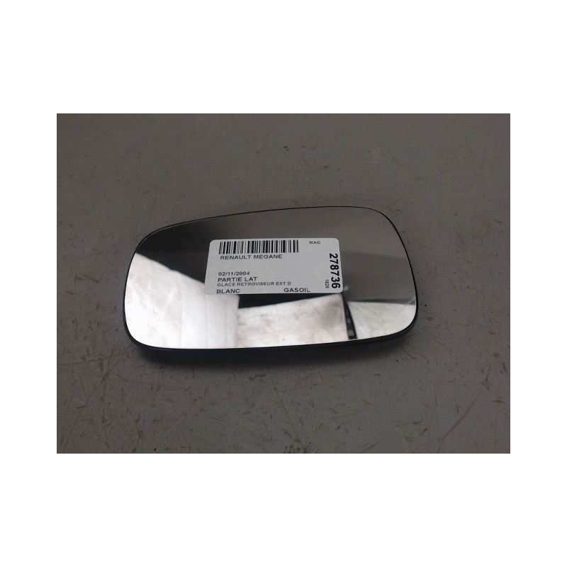 GLACE RETROVISEUR EXT D RENAULT MEGANE