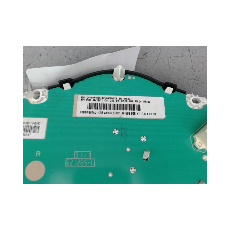 BLOC COMPTEURS CITROEN DS3 Phase 1 (A55) 2009-2014