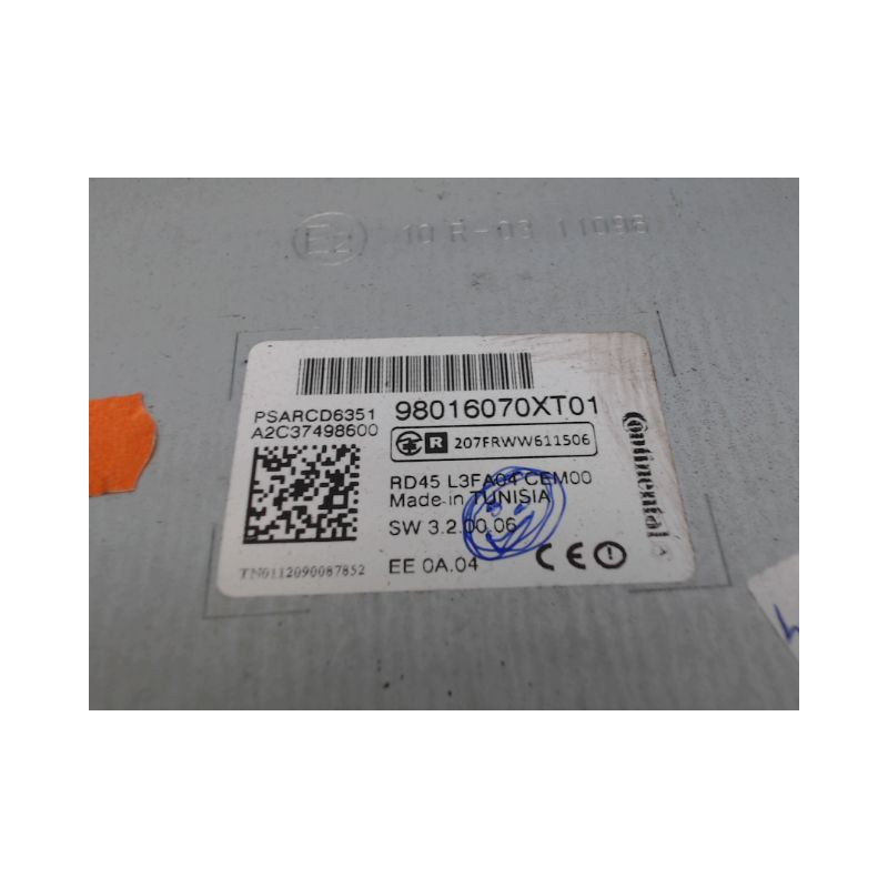 AUTORADIO CITROEN C3