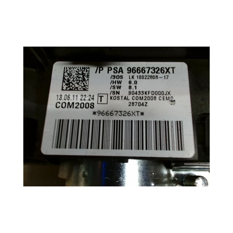 BLOC COMMODOS CITROEN DS3 2009-