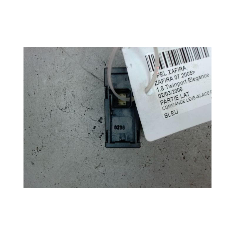 COMMANDE LEVE-GLACE PORTE ARD OPEL ZAFIRA 2005-