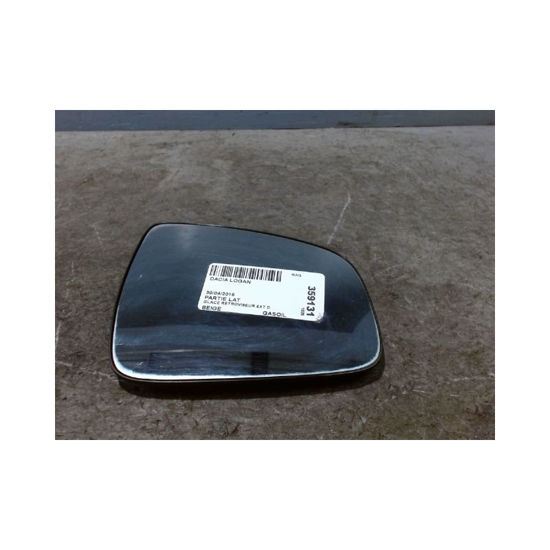 GLACE RETROVISEUR EXT D DACIA LOGAN