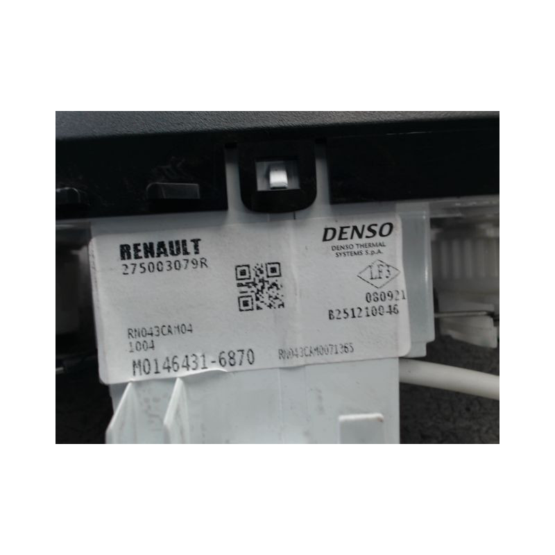 COMMANDE DE CHAUFFAGE DACIA SANDERO
