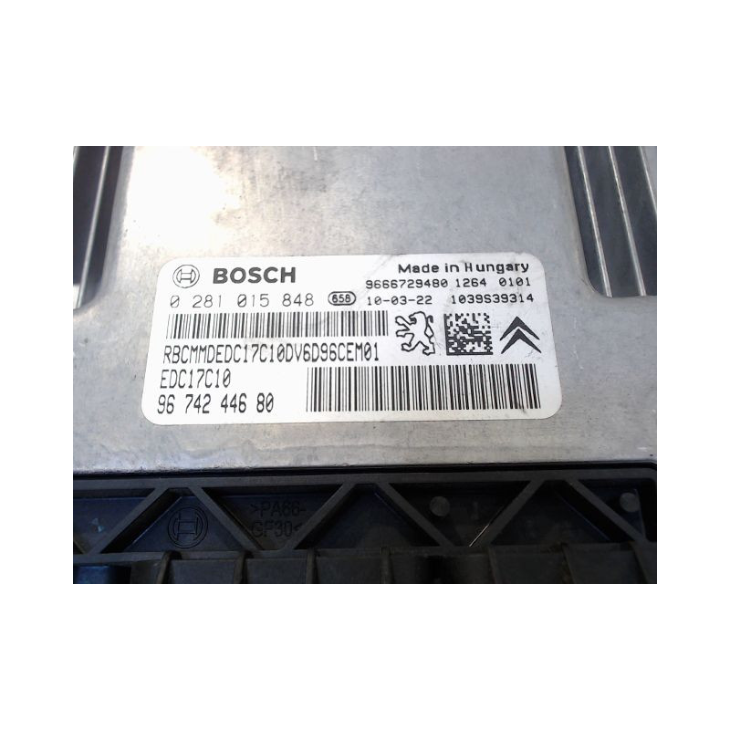CALCULATEUR MOTEUR CITROEN C3
