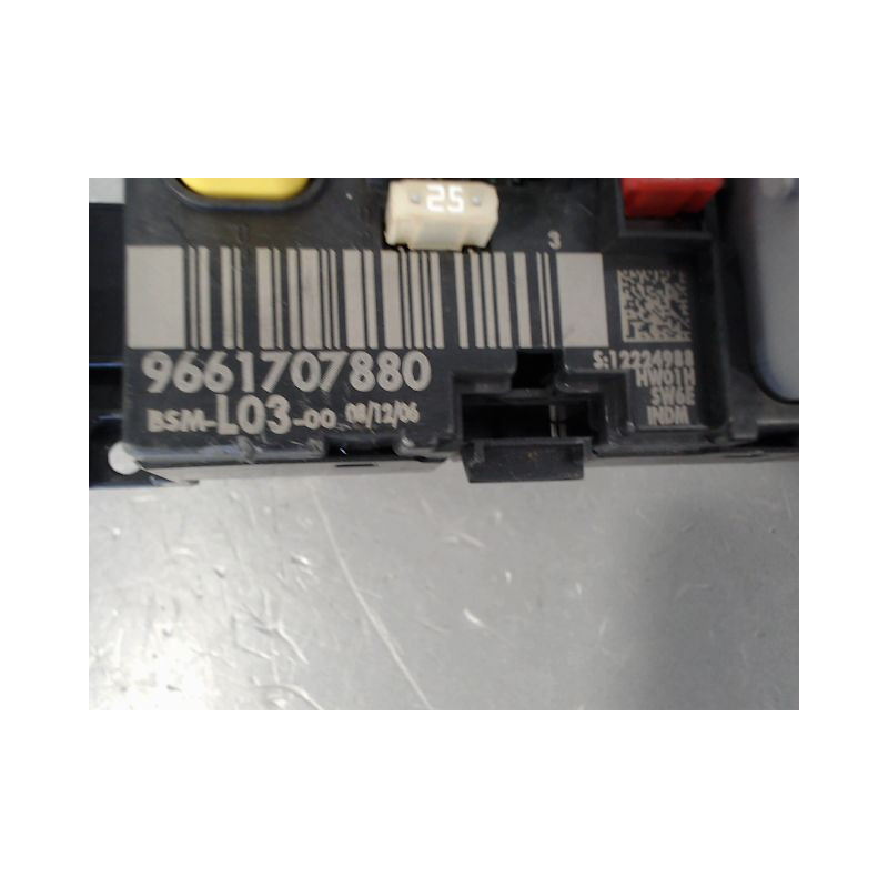 BOITE A FUSIBLES CITROEN C3 I Phase 2 2005-2010