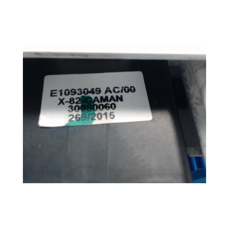 COMMANDE DE CHAUFFAGE RENAULT TRAFIC