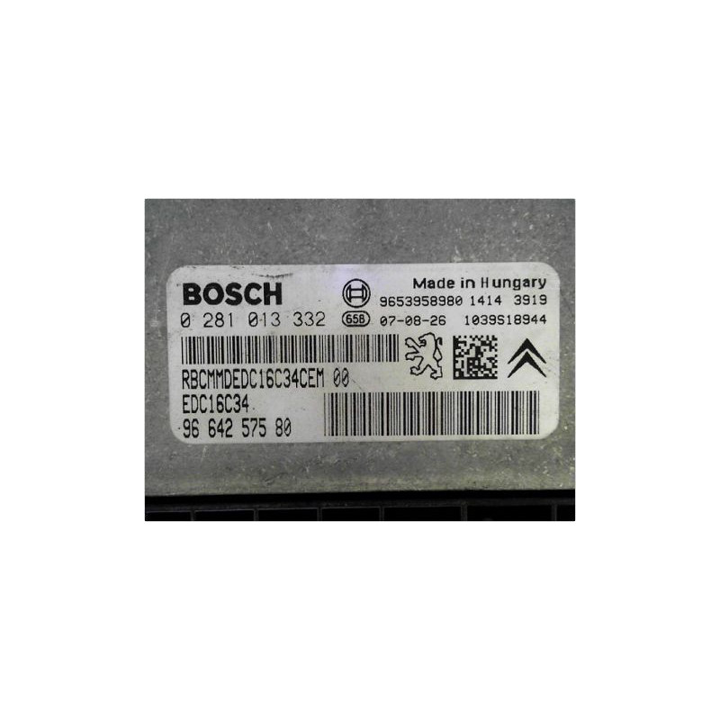 CALCULATEUR MOTEUR CITROEN C5 PH2 2004-2008