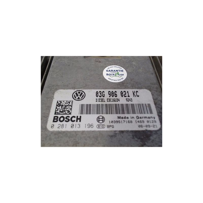 CALCULATEUR MOTEUR VOLKSWAGEN TOURAN