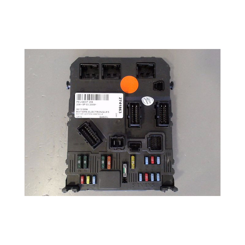 BOITIER GESTION HABITACLE PEUGEOT 206+ 2009-